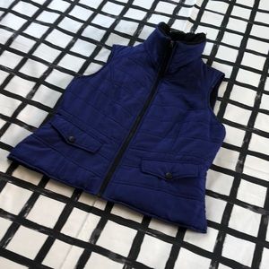 Kenneth Cole Blue Vest with Fleece Lining